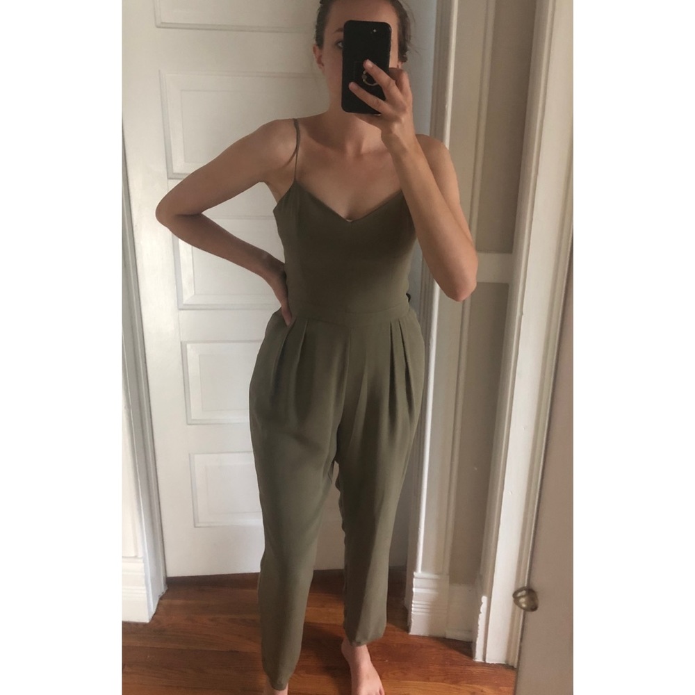 Olive Green Jumpsuit